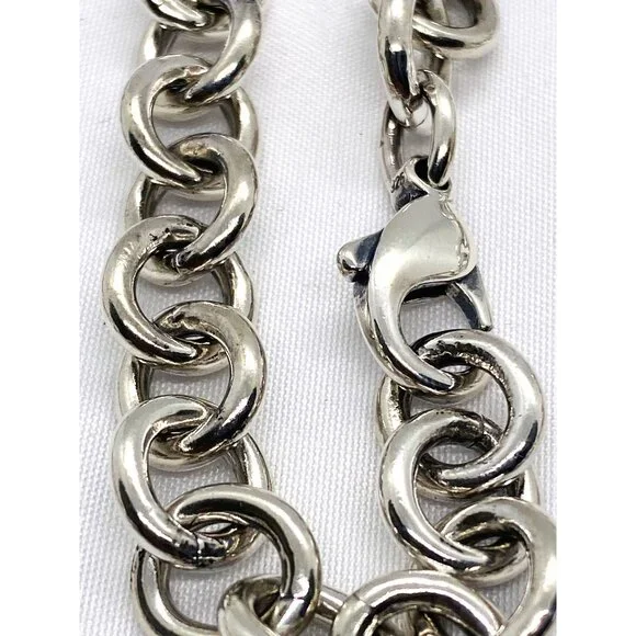 James Avery Rolo Link Chain Necklace 22.75" Sterling Silver 925 - Picture 7 of 10